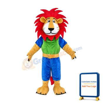 Affordable Colorful Lion Mascot Costume