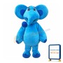 Blue Elephant Mascot Costume