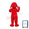 Red Dog Mascot Costume