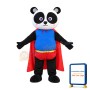 Super Hero Panda Mascot Costume
