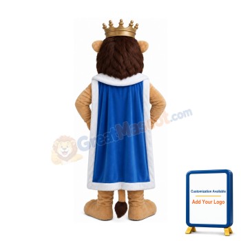 Power King Lion Mascot Costume