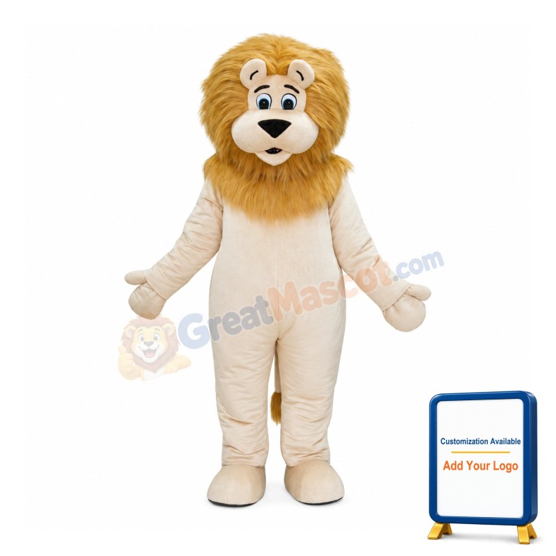 Deluxe Lion Mascot Costume