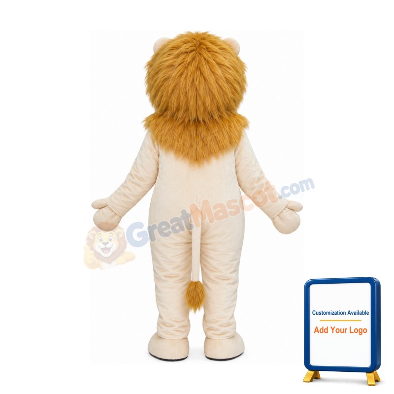 Deluxe Lion Mascot Costume