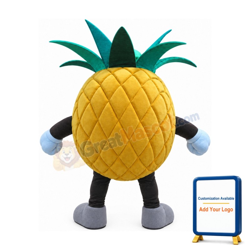 Fierce Pineapple Mascot Costume