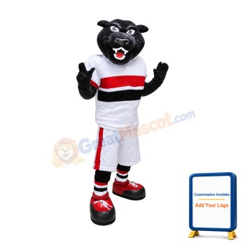 Power Sport Black Panther Mascot Costume