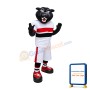 Power Sport Black Panther Mascot Costume