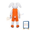 Sport White Bunny Mascot Costume