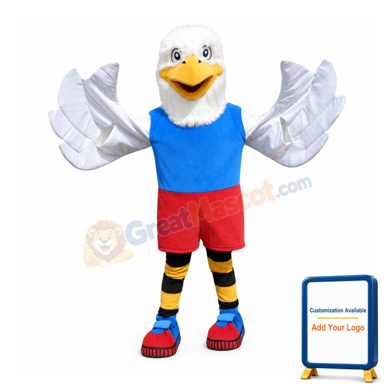 College Eagle Mascot Costume