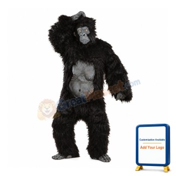Black Gorilla Mascot Costume