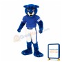 Blue Panther Mascot Costume