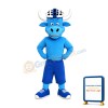 Lovely Blue Bull Mascot Costume