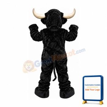 Black Bull Mascot Costume