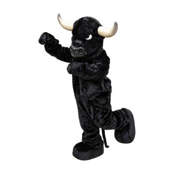 Black Bull Mascot Costume