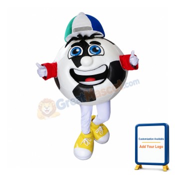 Soccer Ball Mascot Costume