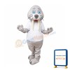 Gray Walrus Mascot Costume