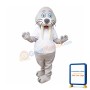 Gray Walrus Mascot Costume