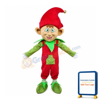 Lightweight Christmas Elf Mascot Costume