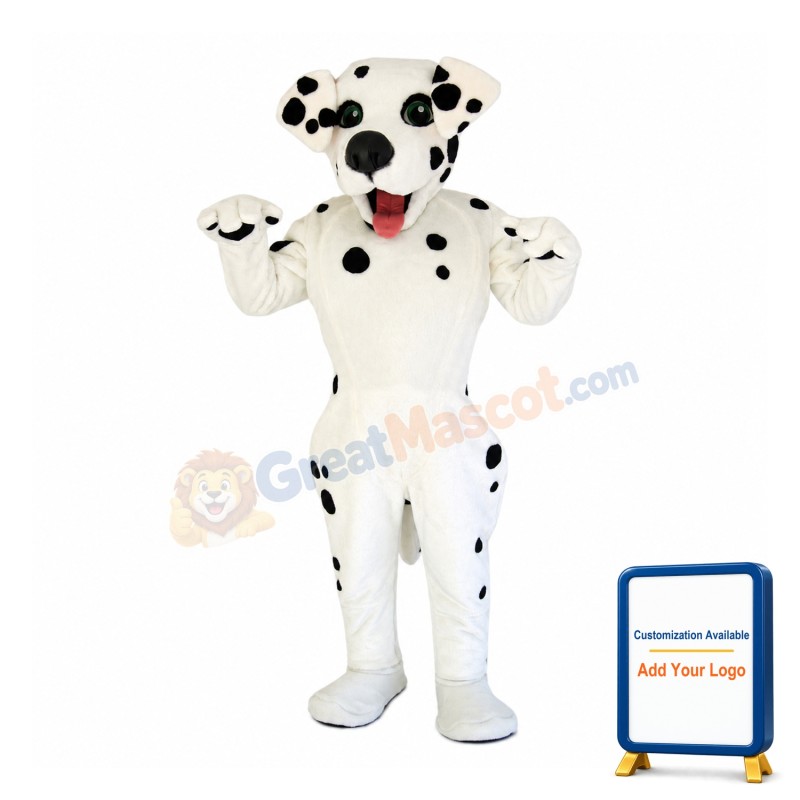 Lovely Dalmation Dog Mascot Costume