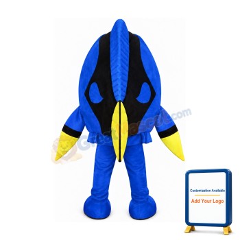 Blue Fish Dory Mascot Costume