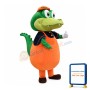 Little Green Dinosaur Mascot Costume