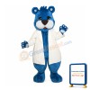 Doctor Blue Bear Mascot Costume