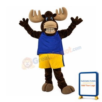 Lovely Lightweight Moose Mascot Costume