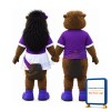 Sport Beaver Couple Mascot Costume