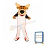 Smiling Lightweight Moose Mascot Costume