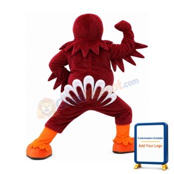 Power Turkey Mascot Costume