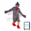 Grey Lightweight Turkey Mascot Costume