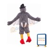 Grey Lightweight Turkey Mascot Costume