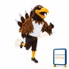 College Turkey Mascot Costume