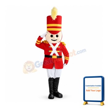 British Soldier Boy Mascot Costume