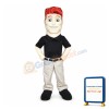 Red Hair Man Mascot Costume