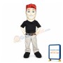 Red Hair Man Mascot Costume