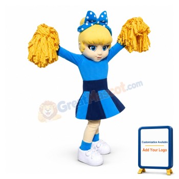 Superb Cheerleader Mascot Costume