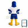 Fierce Blue & White Eagle Mascot Costume