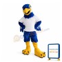 Fierce Blue & White Eagle Mascot Costume