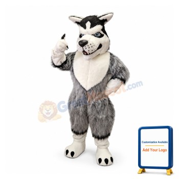 Fierce Wild Wolf Mascot Costume