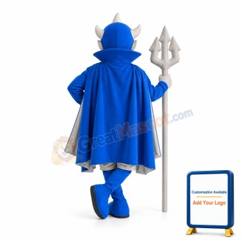 Lightweight Blue Devil Mascot Costume