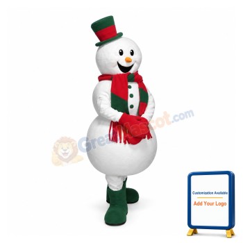 Affordable Christmas Snowman Mascot Costume