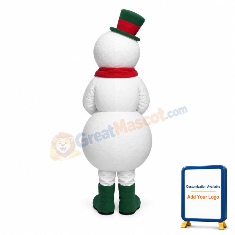 Christmas Snowman Mascot Costume