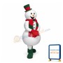 Affordable Christmas Snowman Mascot Costume