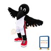 Black Lightweight Raven Mascot Costume