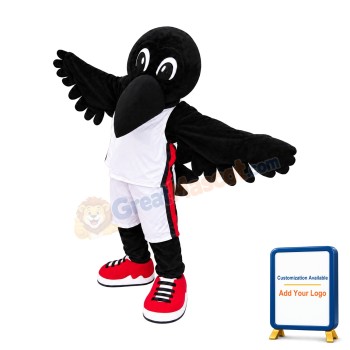 Black Lightweight Raven Mascot Costume