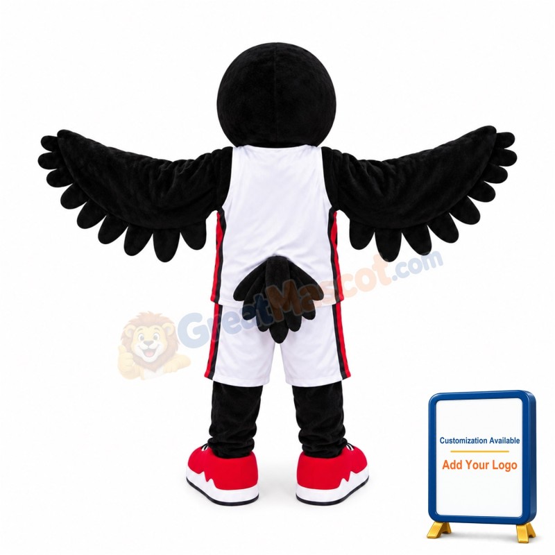 Black Lightweight Raven Mascot Costume