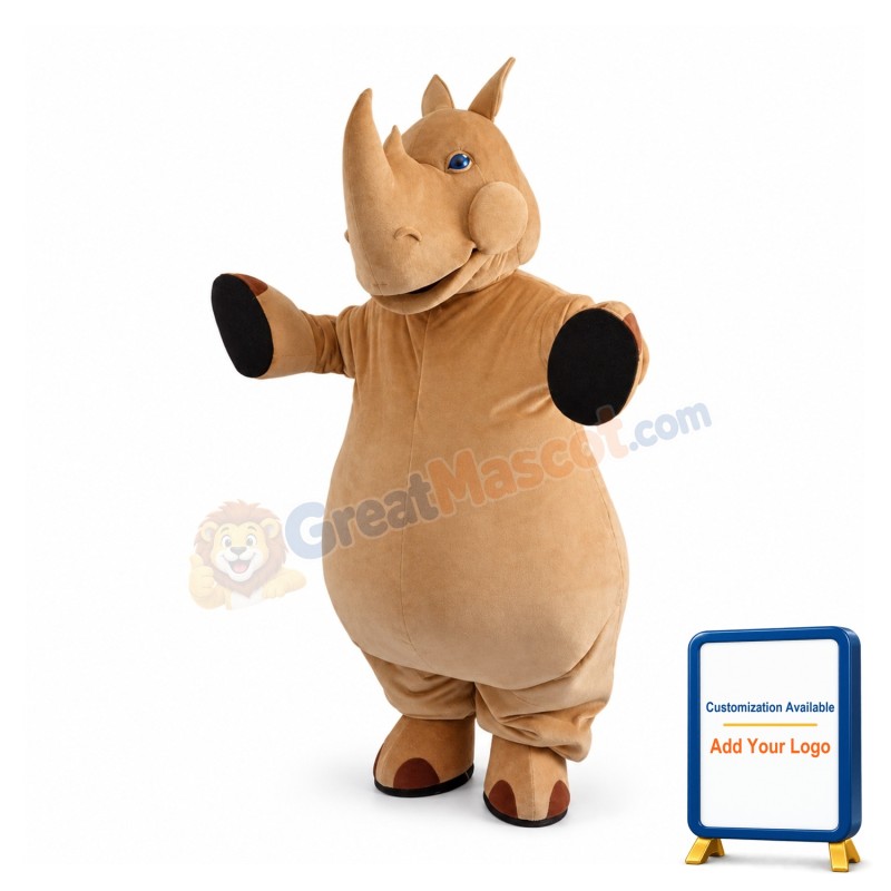 Rhino Mascot Costume