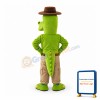 Green Alligator Mascot Costume