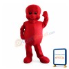 Red Alien Mascot Costume