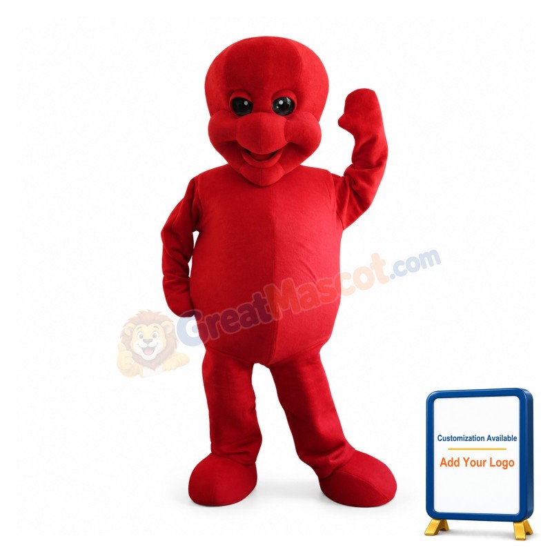 Red Alien Mascot Costume